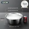 HANDUNYOU Смесительная миска из нержавеющей стали 304 с крышкой