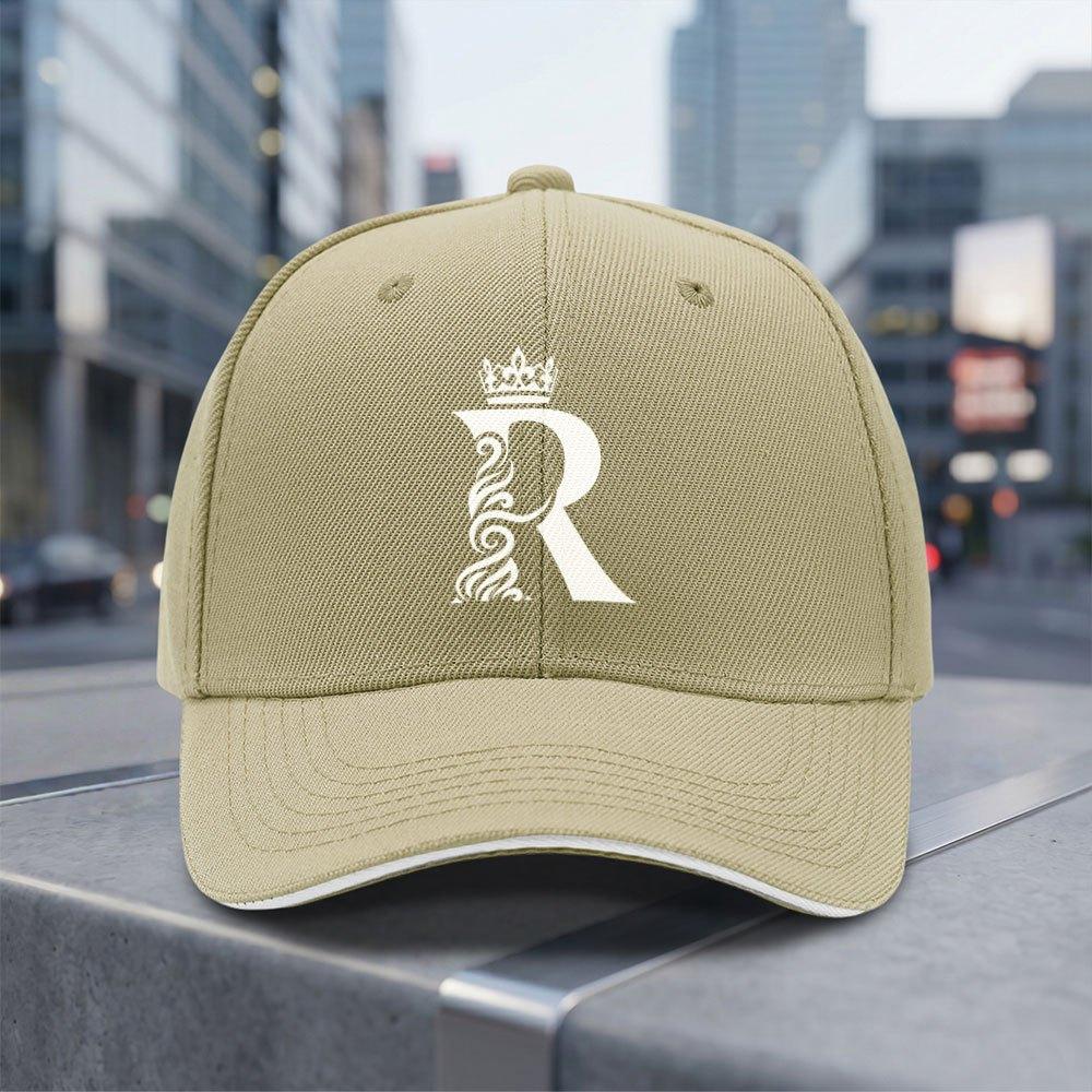 Elegant Adjustable Letter R Baseball Cap Lightweight Breathable AllSeason Daily Commuting Trendy Gift