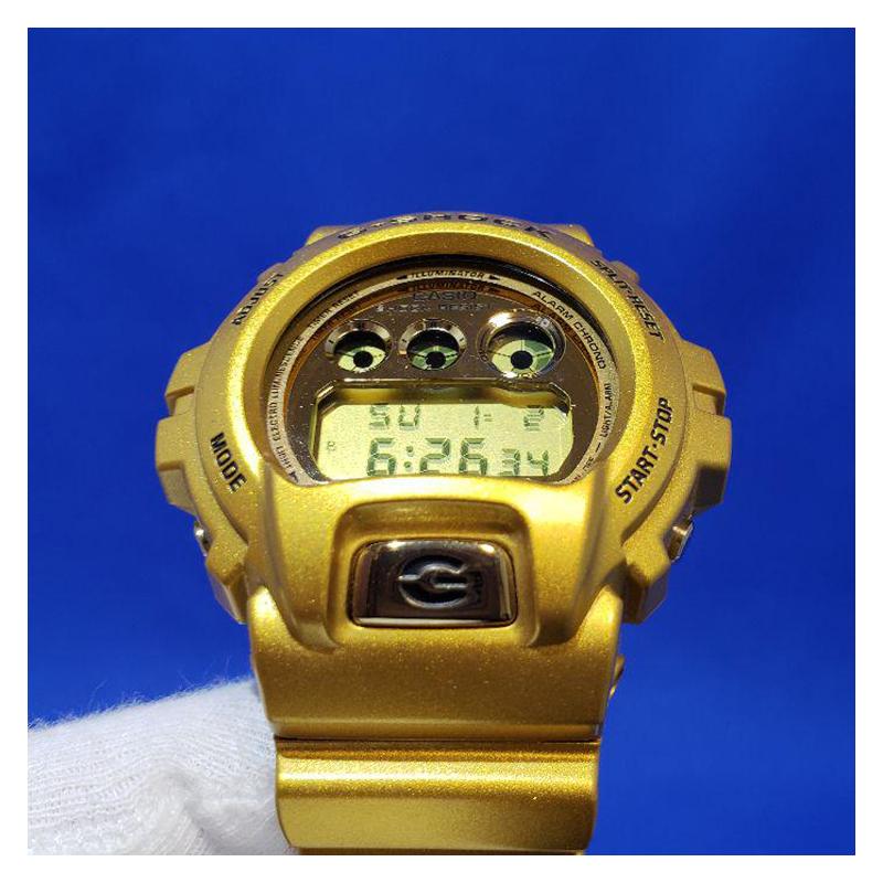 Casio Серия CASIO G-SHOCK модный классический водонепроницаемый будильник таймер ударопрочный 200 метров кварцевый механизм полимерный ремешок Японский и DW-6900GD-9