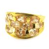 Gold Plated Ring 'Ruche'