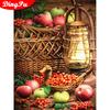 Diamond Painting Full Round Kit Fruit Home Decoration Display Embroidery Handicraft Apple Wall Art