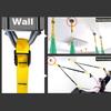 2-hole Wall Mount Bracket For Suspension Straps Ceiling Anchor Mount With 2 Self-tapping Screws / 2 Expansion Screws