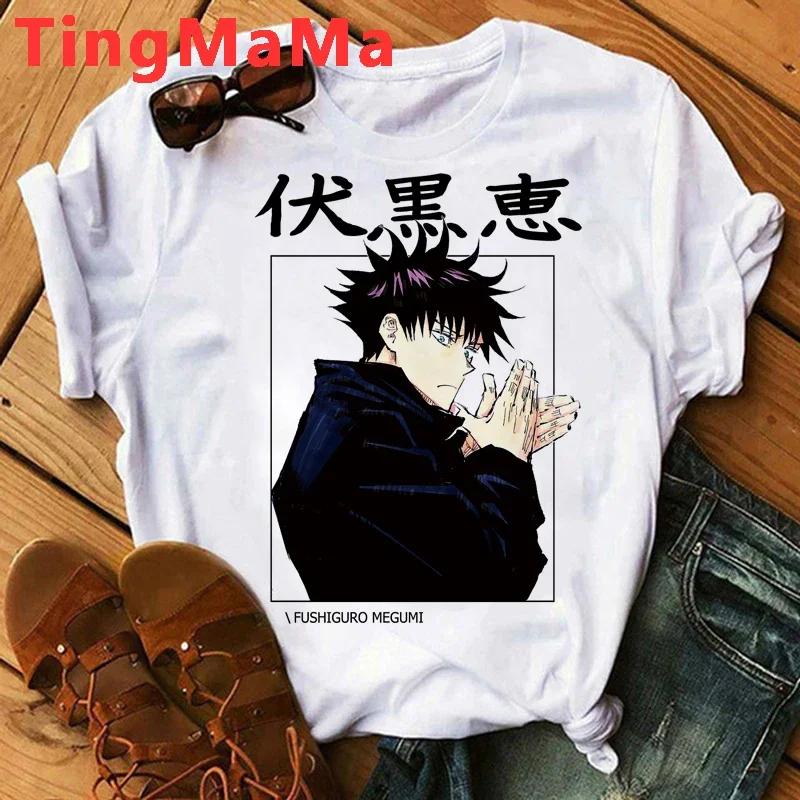 Japanese Anime Jujutsu Kaisen Unisex T Shirts Itadori Yuji Print Harajuku Tops RyoUnisex Sukuna Unisex Short Sleeves T-Shirt Unisex