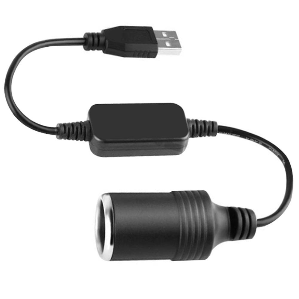 1 шт. 5 В USB до 12 В гнездо прикуривателя USB адаптер прикуривателя конвертер аксессуары для автомобильной электроники