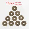 Golden copper coins, combination coins for attracting wealth and treasure, lucky coins, collectible copper coins, wealth tree accessories
