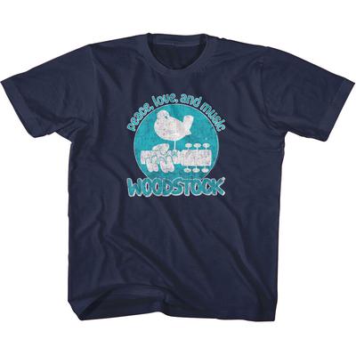 Футболка Woodstock Мир Любовь и Музыка