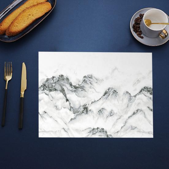 Мраморный коврик для сушки посуды Быстросохнущая диатомовая земля Водопоглощающая подкладка Посуда Кухонная столешница Миска Бутылка Подставка для чашек Диатомитовый коврик