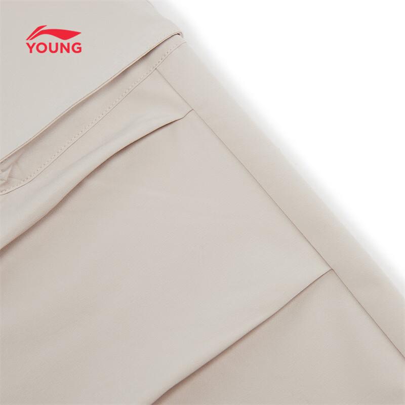 LI-NING Kids' Water-Resistant Woven Cargo Joggers