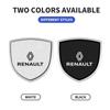 Hub Caps 3D Metal Shield Emblem Car Window Body Side Badge Stickers For Renault Captur Megane Clio Arkana Line Koleos Kwid Duste