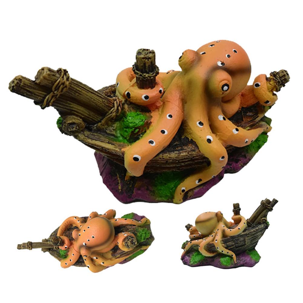 Aquarium Decor Simulation Submarine Landscaping Ornament Resin Fish