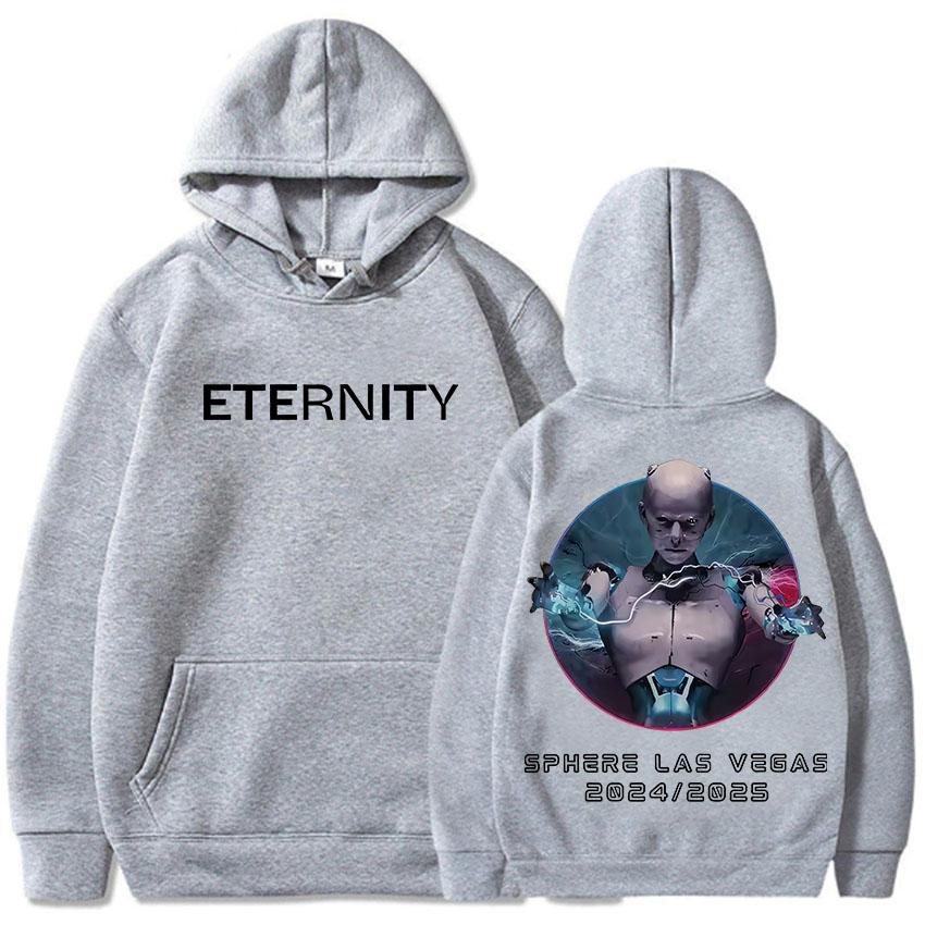 Толстовки Повседневная Худи Anyma Графический Принт Харадзюку Флисовая Толстовка с Карманом Повседневная Одежда Молетон Готические Пуловеры