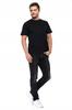 T-Shirt Men's Cotton Short Sleeve 4XL Black