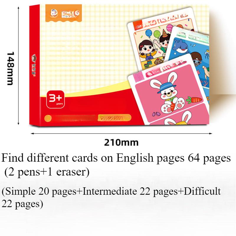 Образовательная игра по поиску неисправностей: многоразовая протирочная бумага для тренировки внимания и концентрации