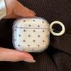 Прозрачный чехол для наушников для Airpods Pro 3 Прозрачный Винно-красные Звезды Зарядный бокс для гарнитуры Мягкая крышка для Airpods 4 3 2 1 Pro 2