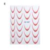1/12Pcs French Nail Stickers 12 Colors Ultra-Thin Gradient Line Nail Art Stickers Self-Adhesive Plain Nail Stickers for Elegant French Nails