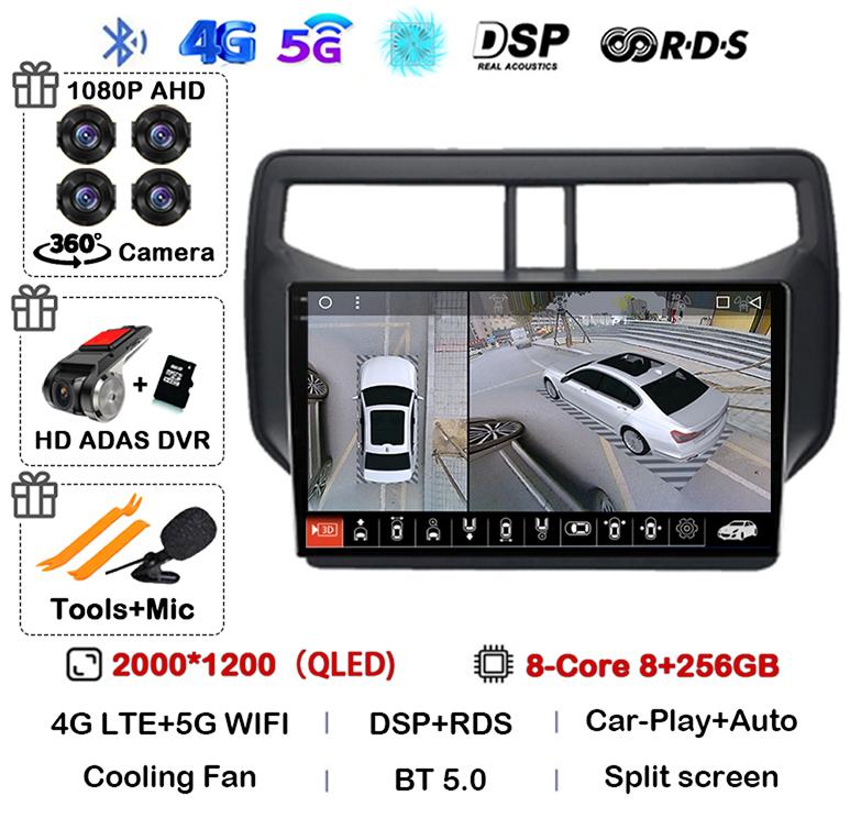 Автомагнитола Android 14 для Toyota Rush Daihatsu Terios 2017 2018 2019 2020 Мультимедиа GPS Навигация Стерео Плеер Головное Устройство