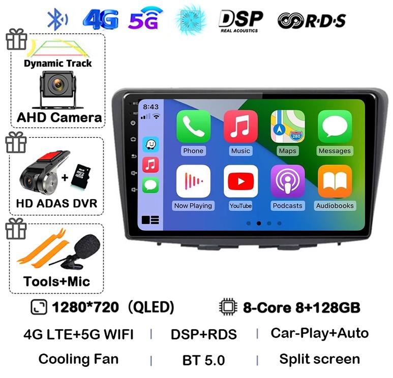 Android 14 Carplay Auto WIFI+4G для Suzuki Baleno 2016 2017 2018 2019 GPS автомобильный радиоприемник мультимедиа видеоплеер стерео головное устройство DSP