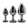 Metal Anal Plug with Diamonds Plated Anal Dildo Sex Toys Butt Plug for Women,Erotic Toys,Sex Products