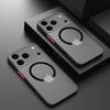 Матовый магнитный чехол для телефона для iPhone 17 Pro Max 16 15 14 13 12 11 Pro Max 17Air Жесткий ПК для беспроводной зарядки Magsafe Роскошная крышка