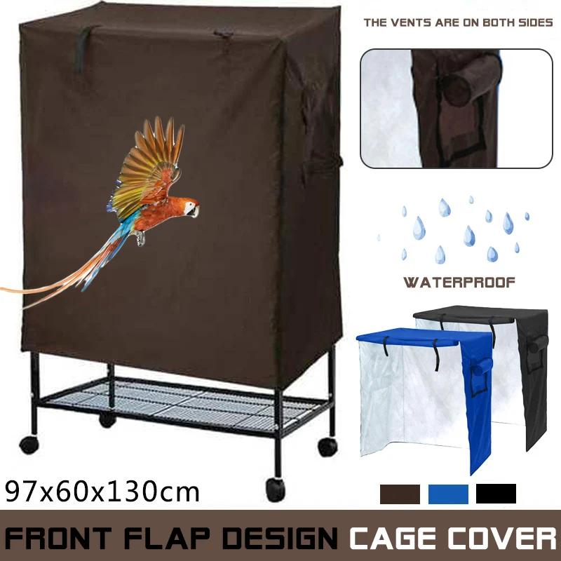 Анти-УФ Твердый Помощник для сна Товары для животных Попугай Пылезащитный Большой Молния Защитный Непромокаемый Чехол для клетки для птиц Прочный Легкий