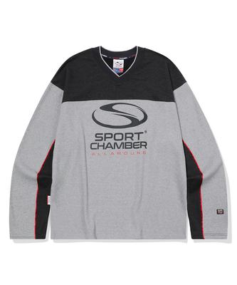 Футболка SPORT CHAMBER Sc Блок Символ (Древесный уголь)