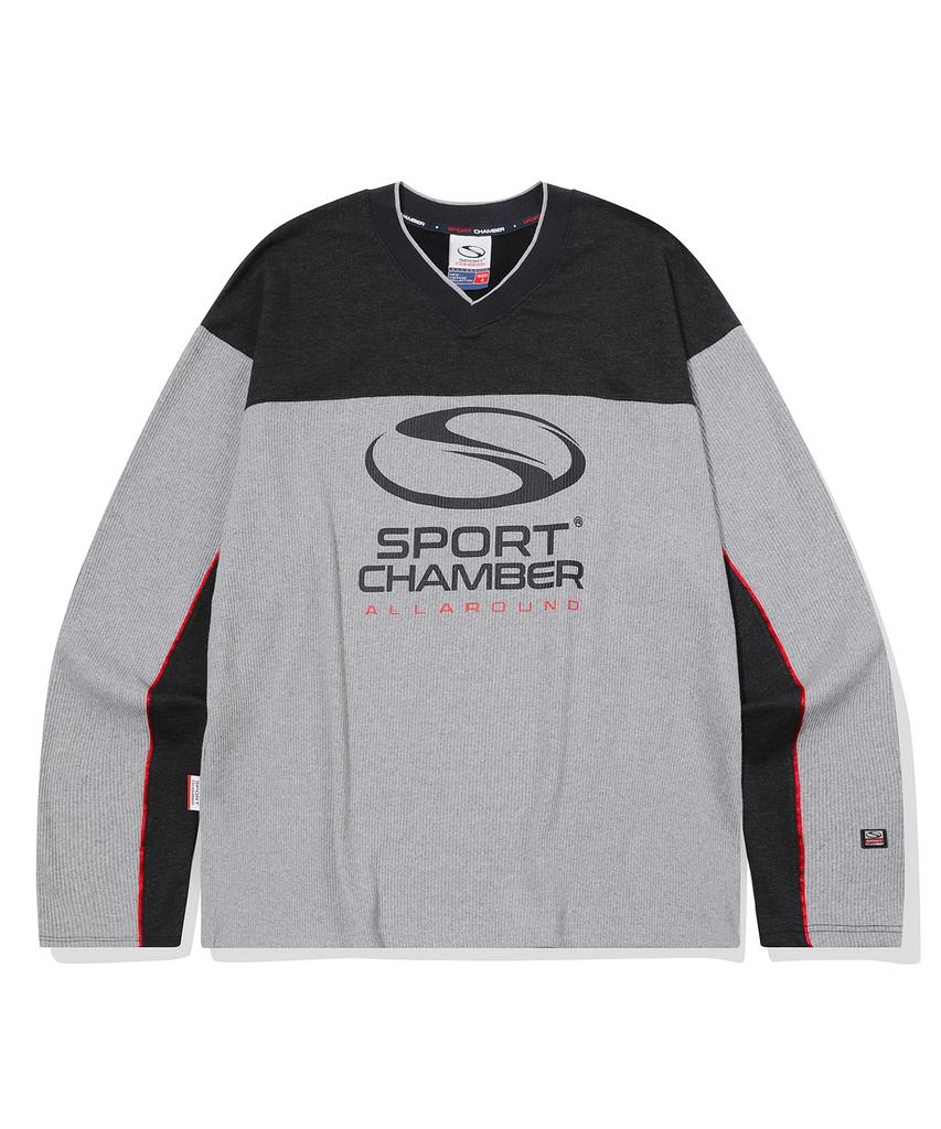 SPORT CHAMBER Sc Block Symbol T-Shirt (Charcoal)