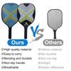 1 Set Pickle Paddles with Storage Bag Precise Control Cushioned Ultra-Comfy Grip Wooden Pickleball Rackets for Adults Beginners