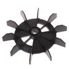 Black Plastic Heat Dissipation Engineering Fan Blade Air Compressor Fan Replacement Direct