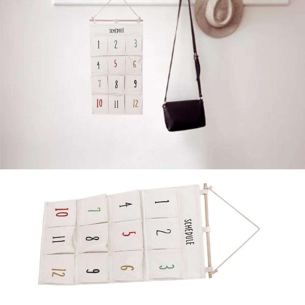 Versatile Wall Hanging Storage Bag Large Capacity Hanging Storage Pouches Dormitory