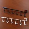 Nail Free Sundries Hook Shelf Creative Mug Cup Hanger Cup Holder Cabinet Storage Rack  Wall Cabinet