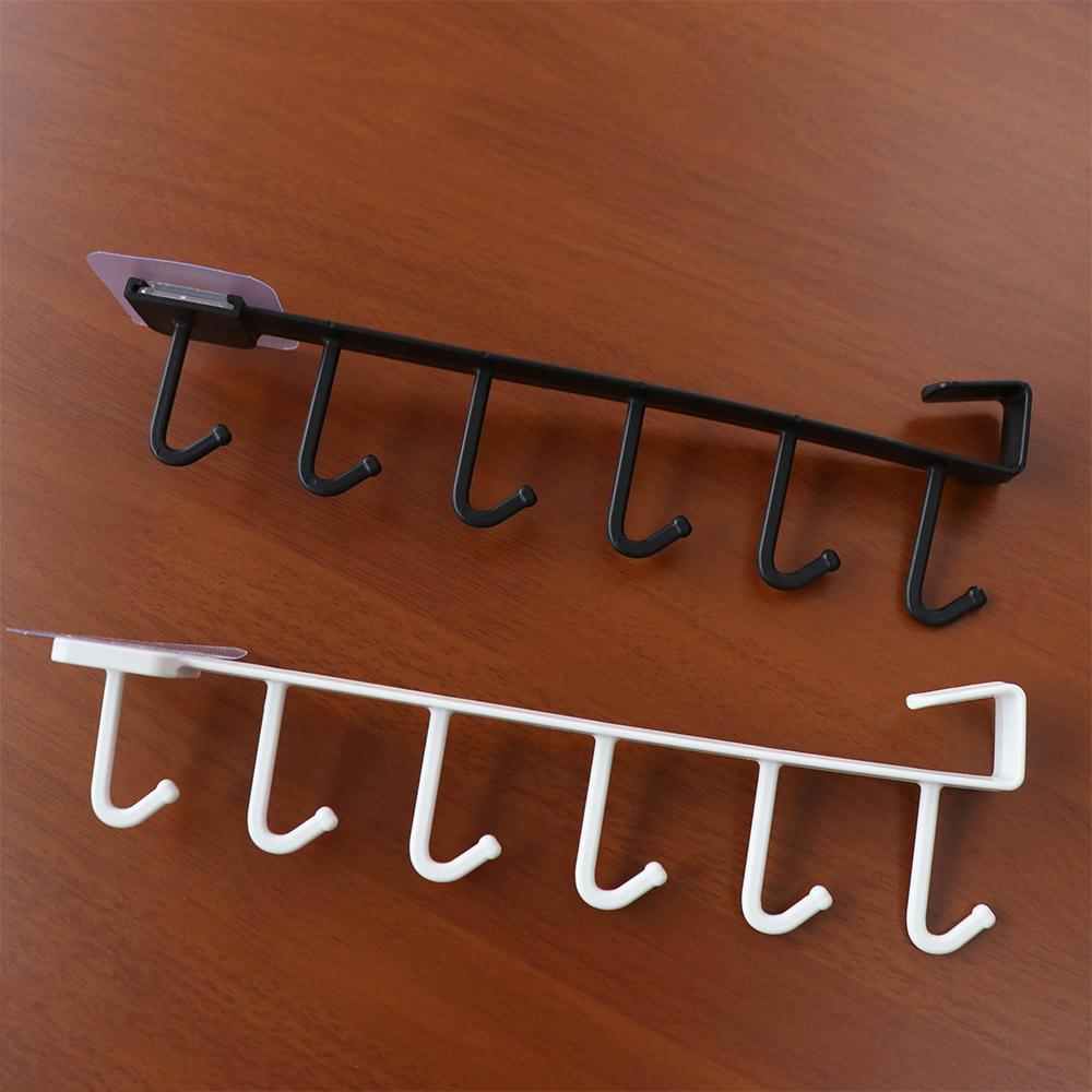 Nail Free Sundries Hook Shelf Creative Mug Cup Hanger Cup Holder Cabinet Storage Rack Wall Cabinet
