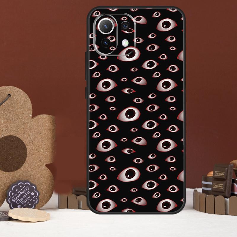 Eyes Pattern Case For Xiaomi 17 Pro Max 14 15 Ultra 15T 13T 14T POCO F8 Ultra F7 F5 F6 X5 X6 X7 Pro Cover