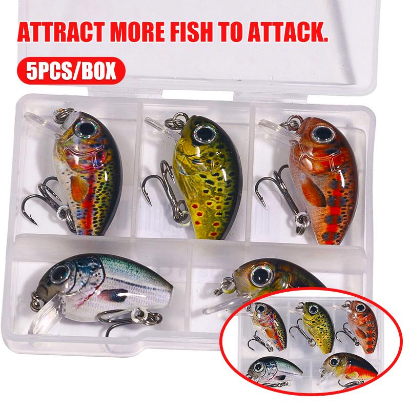 HENGJIA Мини-кривошип для воблеров, приманки для рыбалки, приманка для гольяна, жесткая искусственная приманка, приманки для морской рыбалки