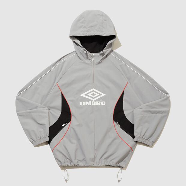 Umbro Hbl Engineered Crew Анорак с капюшоном Светло-серый (Uq323Cwt97) (Тип B)