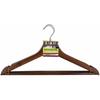 Wooden Hangers - Confortime - Set of 24 - Brown - Multicolor - Solid Wood