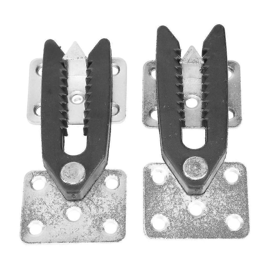 2 Pcs Sofa Couch Sectional Furniture Connector Joint Snap Alligator Style