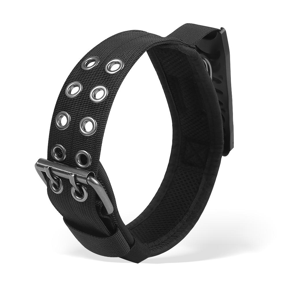 Светоотражающий ошейник для собак Прочные ошейники для средних и крупных собак Прочные нейлоновые ошейники для собак с ручкой Нержавеющая фурнитура Военный тактический ошейник для домашних животных