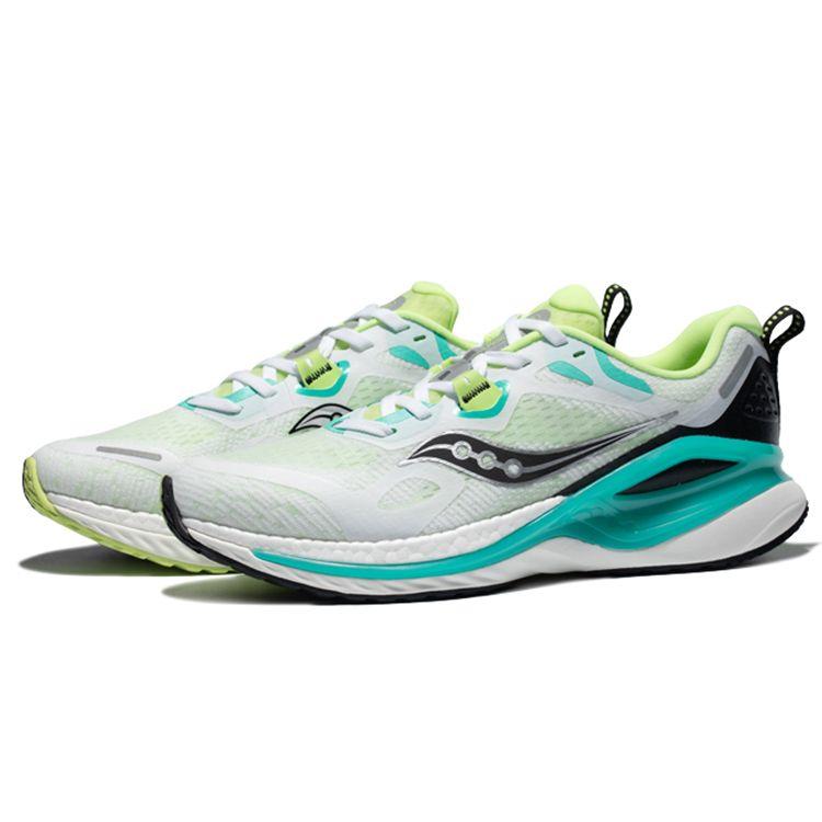 SAUCONY Phoenix Inferno 1 Running Shoes Men Sneakers White Green S28150-2