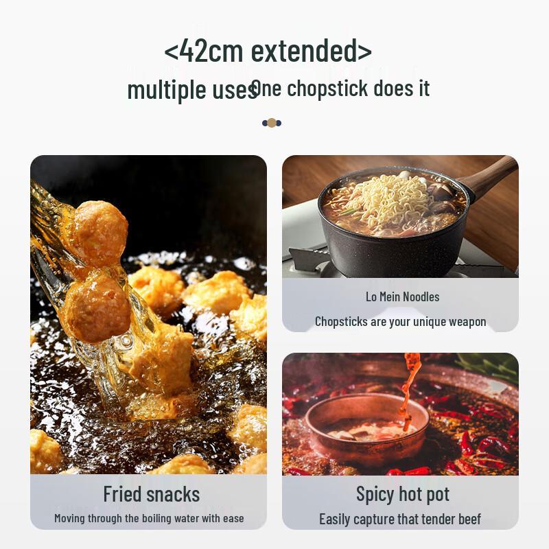 Tang Zong Kuai Sandalwood Extended Hotpot Chopsticks