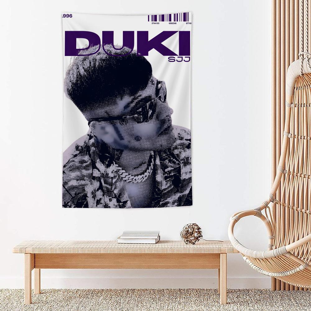 Singer Rapper Dduki Tapestry Microfiber Wall Hanging For Bedroom Living Room Decor Outdoor Festival Garden Bar Background