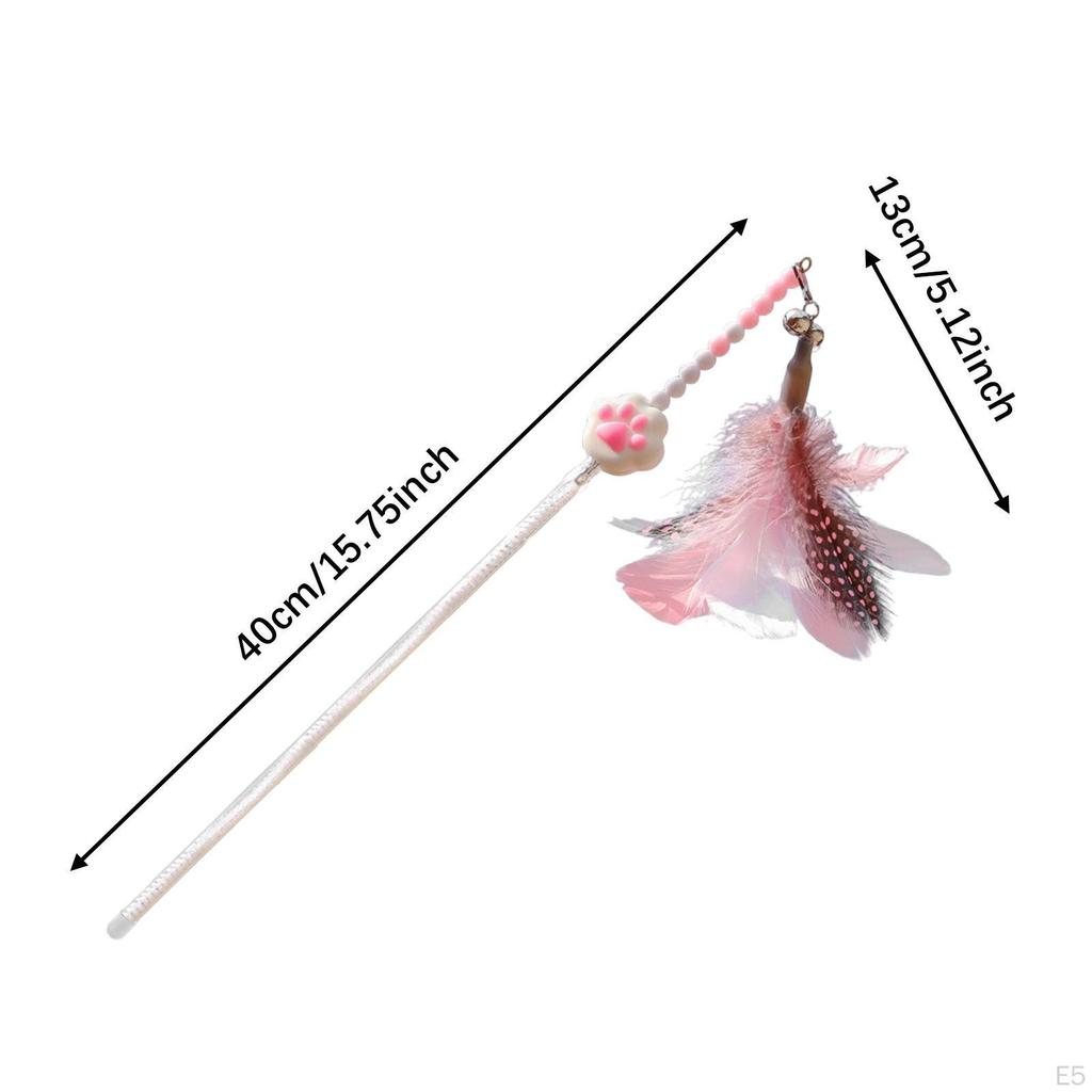 Cat Teaser Stick Interactive Rod for Pounce Indoor Cats