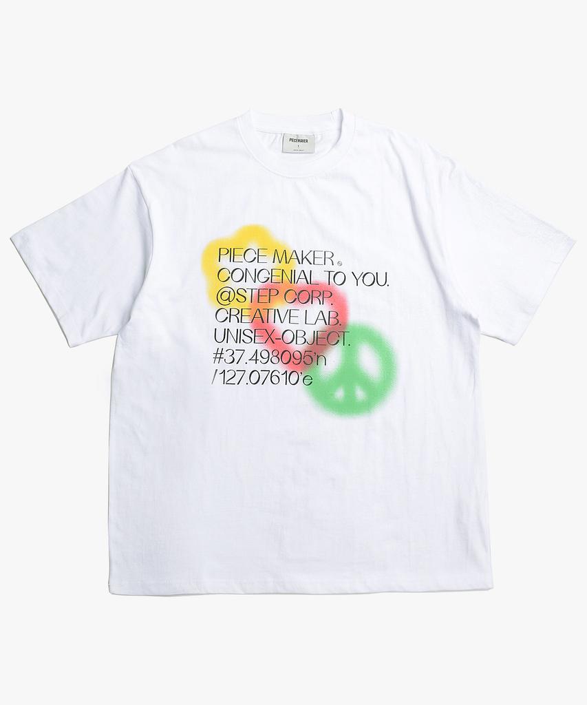 PEACE MAKER Футболка Мир Любовь Мир (белый)