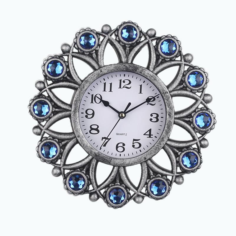 Золотые Бриллиантовые Бесшумные Настенные Часы Гостиная Кварцевые Часы Спальня Настенные Часы Простые Часы Современные Креативные Домашние Часы