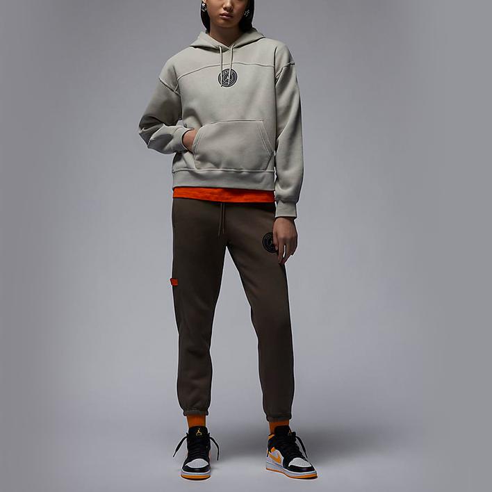 Jordan Толстовка с капюшоном с принтом логотипа PSG SS24 женская толстовка с капюшоном Stone DZ3267-230