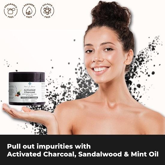 Маска-пленка с активированным углем Teal & Terra от прыщей и прыщей, удаляет 100 г