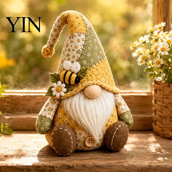 DIY Patchwork Kit Gnome Kit, Christmas Sewing 3D Craft for Beginners Adults Handmade Gift Pre-cut Fabric Pieces
