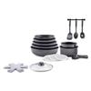 Cookware - All Hobs Including Induction - ART &; CUISINE - AC1824 - Aluminium - 18 Pieces - Non-stick - Removable Handle
