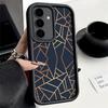 Чехол для телефона Samsung Galaxy A17 A16 A15 A14 A13 Геометрический Мраморный узор A56 A36 A26 A55 A35 A25 A54 A34 A24 A53 A33 A23 A07 A