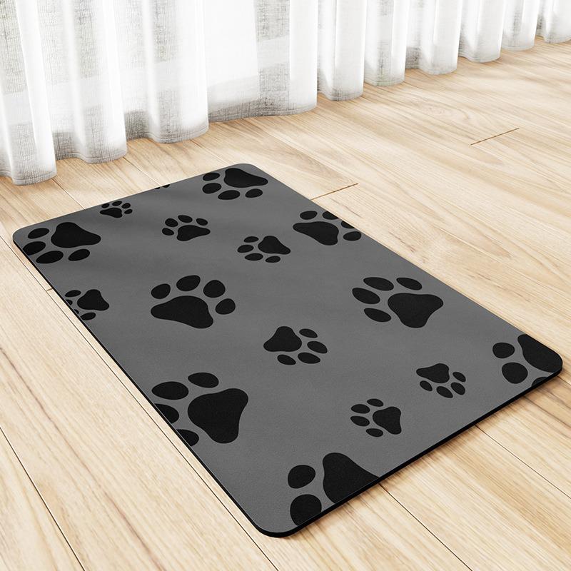 Diatom Mud Waterproof Non-Slip Pet Floor Mats for Dogs: Eating & Sleeping