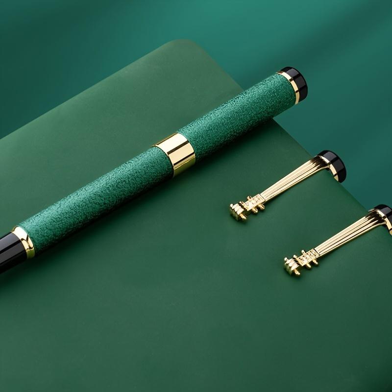 Роскошная высококачественная металлическая перьевая ручка, подходящая для плавного письма в каллиграфии и делового использования.